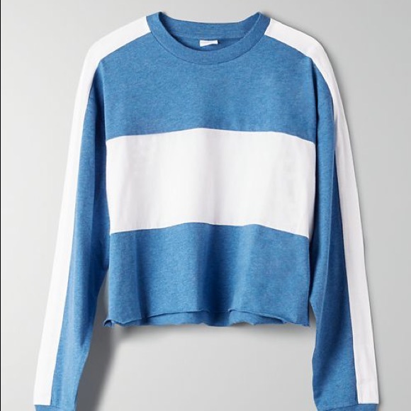 Aritzia Tops - Aritzia TNA colorblock cropped long sleeve